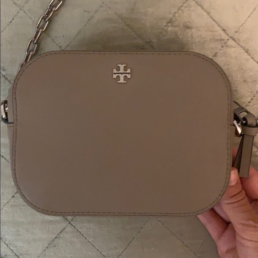 Grey Tory Burch crossbody